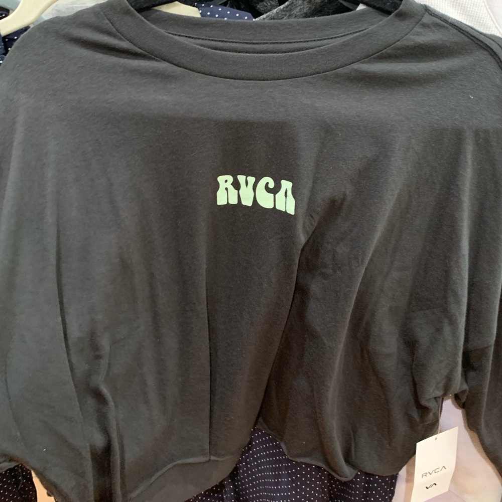 RVCA cropped long sleeve